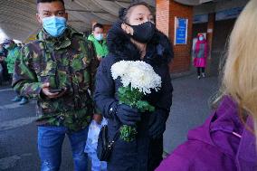 Nepali climber returns home after climbing Mount K2.